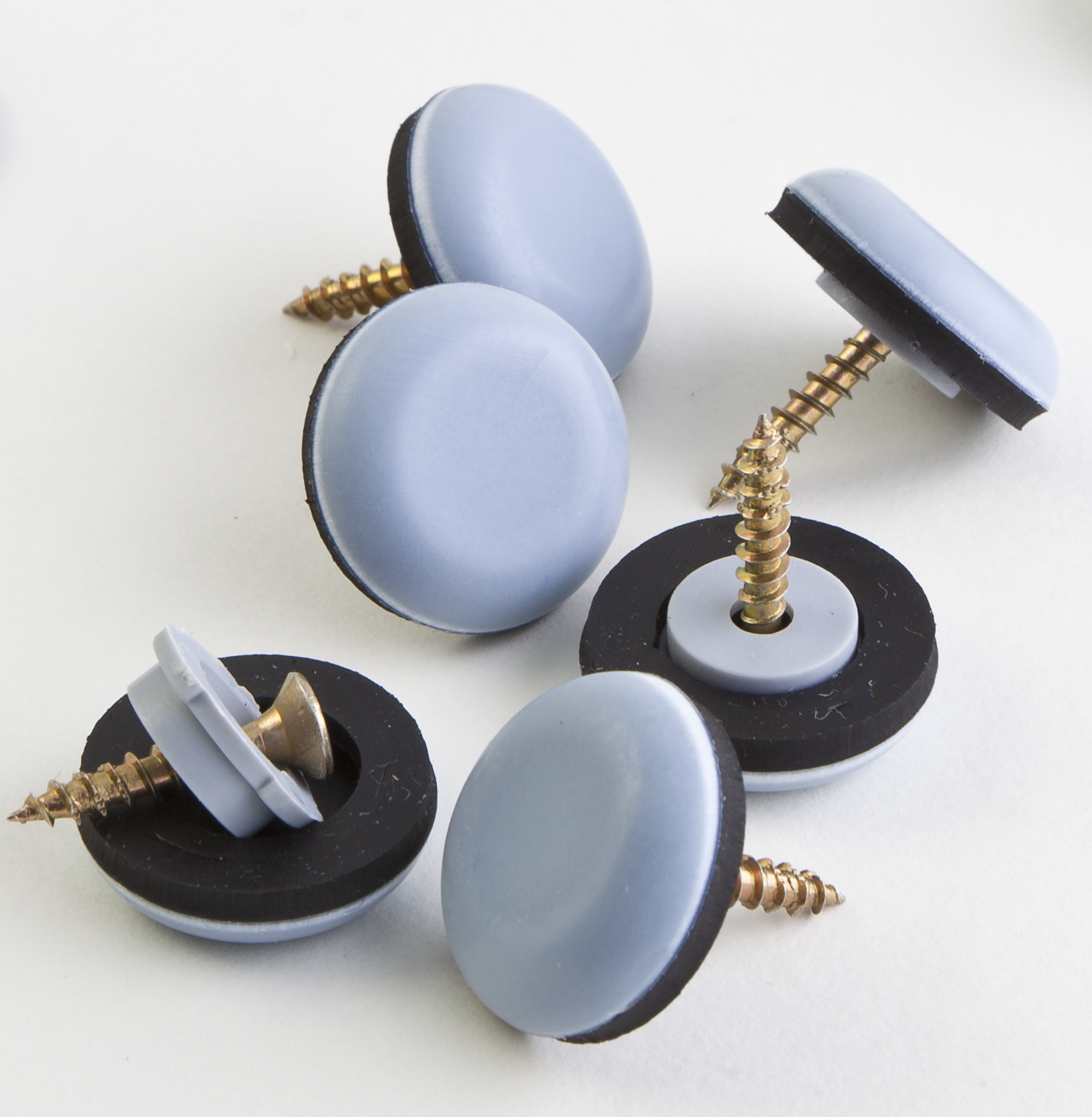 EasyGlides™ ø 22 mm rond met schroef en clip