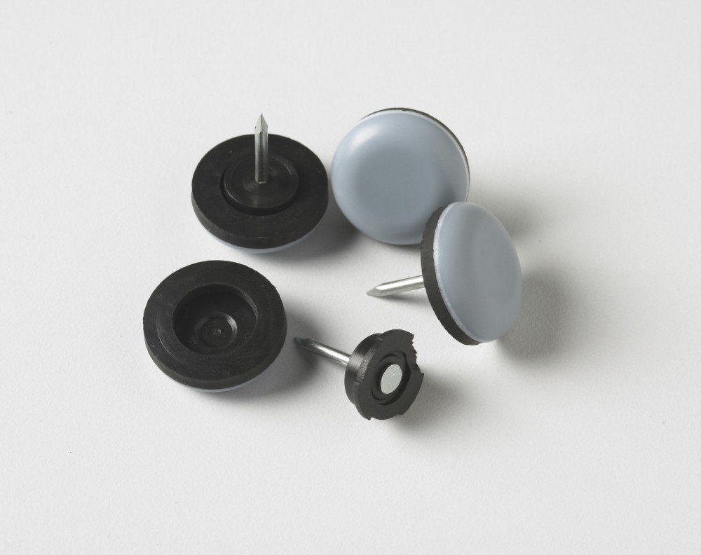 EasyGlides™ ø 22 mm rond met nagel en clip